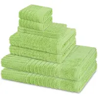 Ross Sonstiges 2 X washandjes 2 X gasten- 2 X douche- 2 X handdoek - in set 8 pack Carre