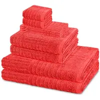 Ross Sonstiges 2 X washandjes 2 X gasten- 2 X douche- 2 X handdoek - in set 8 pack Carre