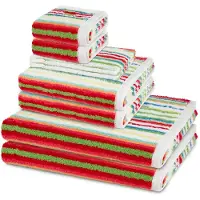 Ross Sonstiges 2 X washandjes 2 X gasten- 2 X douche- 2 X handdoek - in set 8 pack Vita