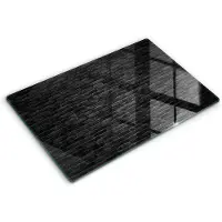 Wallfluent Spatscherm Keuken - Zwart Spatbescherming Kookplaat - 80x52 cm - Bakstenen Muur Keuken Achterwand Bescherming - Natuurlijke patronen Rechthoekig Spatscherm Keuken