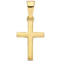 The Jewelry Collection 14K geelgoud hanger kruis 13 mm 4033126