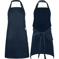 Castagnola keukenschort - Water- en vuilafstotend - Professioneel Kookschort - BBQ Schort voor Dames en Heren - Unisex - Verstelbare Gesp - Extra Grote Vakken - Blauw