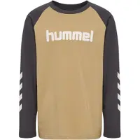 Hummel Functioneel shirt camel / donkergrijs
