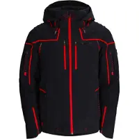 Spyder - Ski jassen - Pinnacle Jacket Black voor Heren - Maat M - Zwart