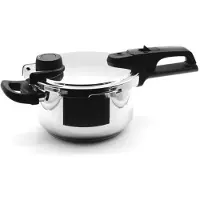 Elo Stoomkoker van 18/10 roestvrij staal 22 cm 4,5 liter Elo Mistral Premium