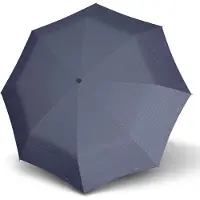 Doppler Paraplu 'Carbonsteel Magic' donkerblauw / wit