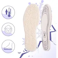 Sulpo Kinder Winter Schoen Inlegzolen Warm Wollen Schuim - maat: 22-36 - Ze zijn gemaakt van natuurlijke wol en schuim en bieden warmte en comfort op koude dagen.