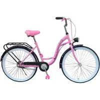 Viking Choice - Meisjesfiets - 26 inch - stadsfiets, roze