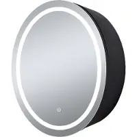 Sensahome Spiegelkast met LED-verlichting - Badkamerkast - 3 kleuren LED - 60x60cm