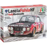 Italeri Modelbouwpakket Auto - 3670 Lancia Fulvia HF - Rally Monte Carlo 1972 - Italiaanse Auto Plastic - 1:24 - Modelbouw