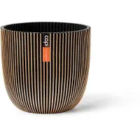 Capi Europe Pot bol groove d29,5h27cm zwart/goud
