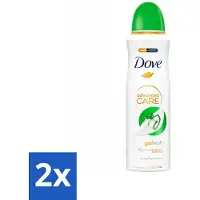 Dove 2 x Deodorant Spray - Komkommer & Groene Thee - 200 ml - Deodorant - Antitranspirant - Cucumber & Green Tea - Deodorant Spray - 72 Uur Bescherming