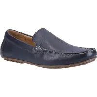 Hush puppies Ralph Leer Heren Navy Bootschoenen