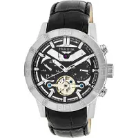 Heritor Automatic Heritor automatisch Hannibal semi-skelet lederen band horloge