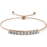 MYC Paris Crystal Mia armbanden - roségoud en kristal