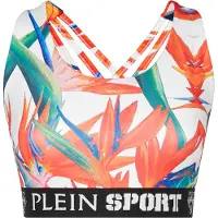 Plein sport Sporttop grasgroen / lichtoranje / donkeroranje / wit