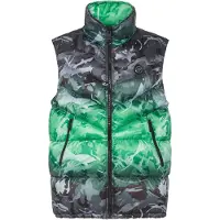 Plein sport Bodywarmer donkergrijs / groen / zwart