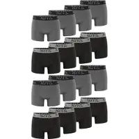 Phil&Co. Boxershorts grijs / zwart