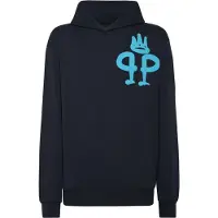 Philipp Plein Sweatshirt 'King Plein' lichtblauw / donkerblauw
