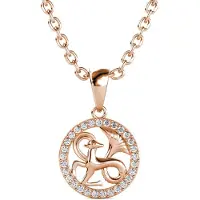MYC Paris Steenbok Zodiac Hangers - Roségoud en Kristal
