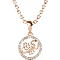 MYC Paris Schorpioen Zodiac Hangers - Roségoud en Kristal