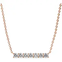 MYC Paris Myriad Birthe Stone-hangers - roségoud en kristal