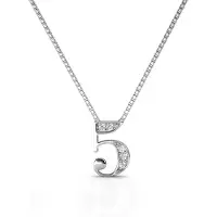 MYC Paris Nummer 5 hangers - Zilver en kristal