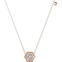 MYC Paris Zeshoekige hangers - Roségoud en kristal