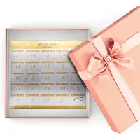 MYC Paris Adventskalender 12 juwelen, 11 kralen en 1 verrassing - Roségoud en kristal