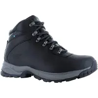 Hi-tec Eurotrek Lite Waterproof Faux Leren Heren Zwarte Wandelschoenen