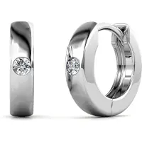 MYC Paris Ringen Oorbellen - Zilver en Kristal