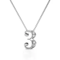 MYC Paris Nummer 3 hangers - Zilver en kristal
