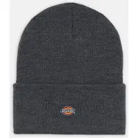 Dickies Acrylaat Opgerolde Unisex Volwassenen Grijze Beanie Hoed