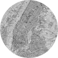 Komar Vliesbehang Zelfklevend vlies - Map - Afmeting 125 x 125 cm (1 stuk)
