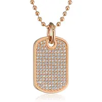 Tommy Hilfiger 'Finec' Dames RVS Ketting met hanger - Roze 2700749