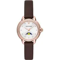 Emporio Armani Mia Dames Horloge Bruin AR11568