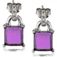 Orphelia Dames 925 Sterling Zilveren Oorbellen - Zilver ZO-5980