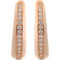Orphelia Dames 925 Sterling Zilveren Oorbellen - Roos ZO-6088