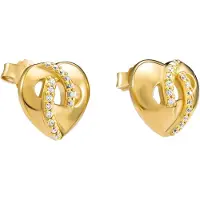 Orphelia 'Amore' Dames 925 Sterling Zilveren Stud Oorbellen - Goud ZO-7577/G