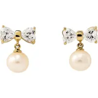 Orphelia 'Sparkle' Dames 925 Sterling Zilveren Oorringen - Goud ZO-7512