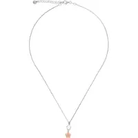Orphelia 'Nixie' Dames 925 Sterling Zilveren Ketting met Hanger - Zilver/Roos ZK-7377