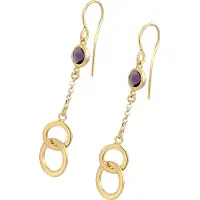 Orphelia 'Eloise' Dames 925 Sterling Zilveren Oorbellen - Goud ZO-7409/G
