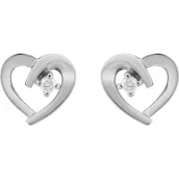 Orphelia 'Mera' Dames 925 Sterling Zilveren Stud Oorbellen - Zilver zo-7370