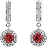 Orphelia 'Bristol' Dames 925 Sterling Zilveren Oorbellen - Zilver ZO-7579/P