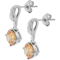 Orphelia Dames 925 Sterling Zilveren Oorbellen - Zilver ZO-6087