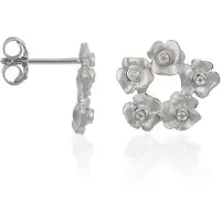 Orphelia Dames 925 Sterling Zilveren Stud Oorbellen - Zilver ZO-5245