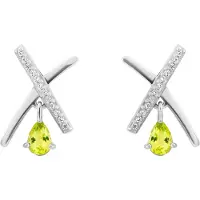Orphelia 'Charlotte' Dames 925 Sterling Zilveren Hangoorbellen - Zilver ZO-7580/P