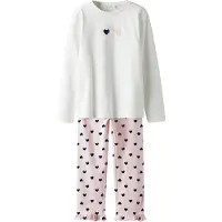 Name it Nachtkledij 'NKFRagna' donkerblauw / mauve / wit