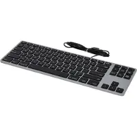 Matias Aluminium Wired Tenkeyless US toetsenbord Grijs