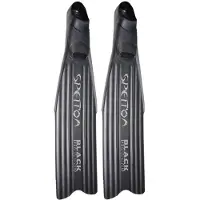 Spetton Black Diamond Flex Spearfishing Fins Zwart EU 41-42